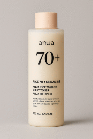 Anua rice 70 glow milk toner