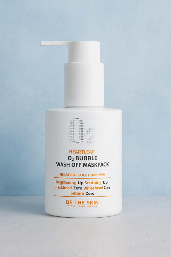 Be The Skin Heartleaf O2 Bubble wash off maskpack