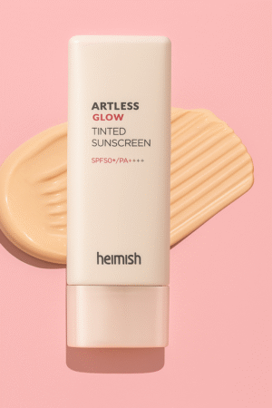 Hemish Artless Glow Tinted Sunscreen SPF50+ PA+++