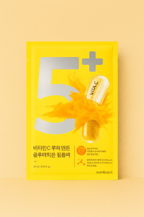 Numbuzin No.5+ Vitamin Spotlight Sheet Mask