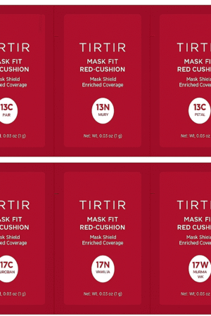 Tirtir Mask Fit Red Cushion 6 Shade Trial Kit - Light